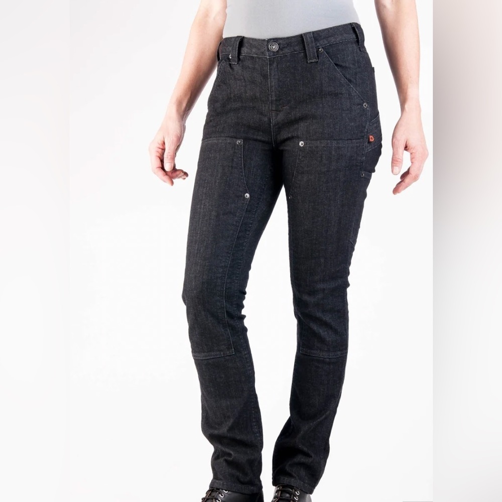 Dovetail maven slim heather black demin size 10 28